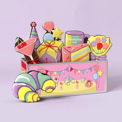 Biscuiteers x Olivia Rubin Sweet Celebration Biscuit Tin