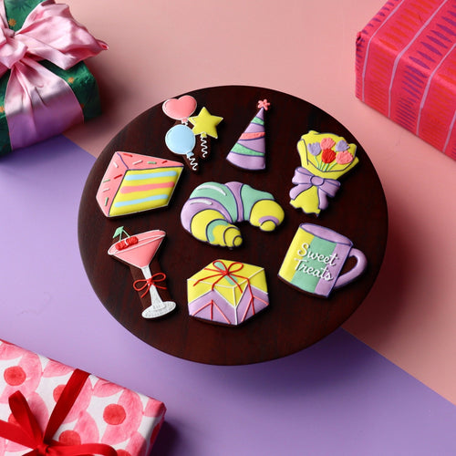 Biscuiteers x Olivia Rubin Sweet Celebration Biscuit Tin