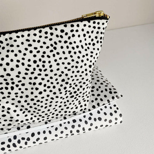 Nappy organiser bag - Dalmatian Print