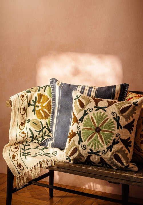 Samuel Suzani Throw, Green