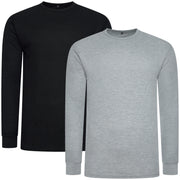 One Brand Crew Neck Waffle Knit T-Shirt