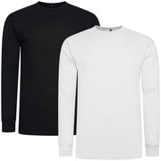 One Brand Crew Neck Waffle Knit T-Shirt