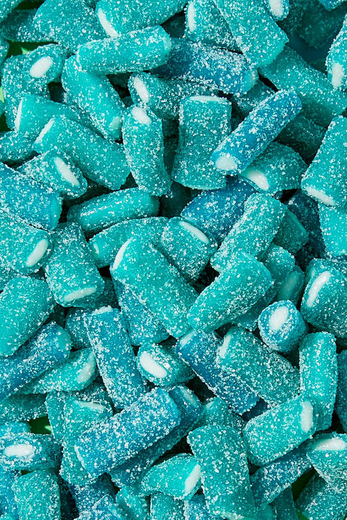 Blue Raspberry Pencils Vegan Sweet Bottle 380g