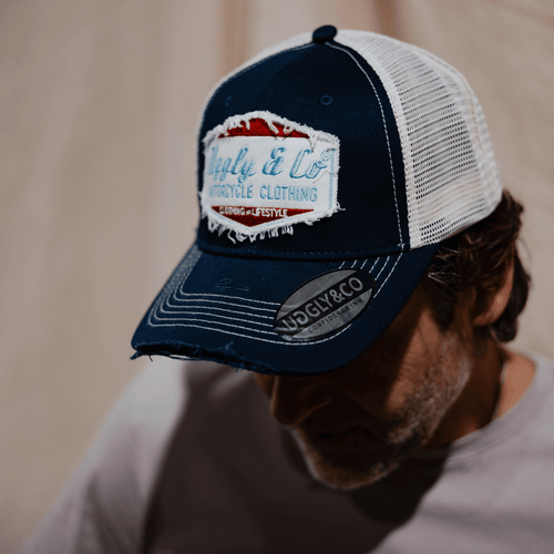 Blue Diamond Trucker Hat