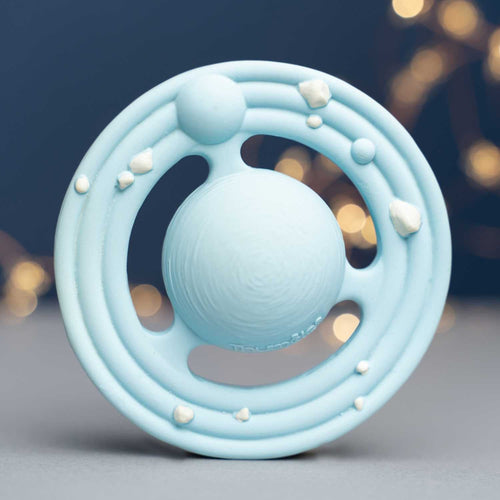 Planet CH3W® Ringed Planet - Natural Rubber Space Teether Toy