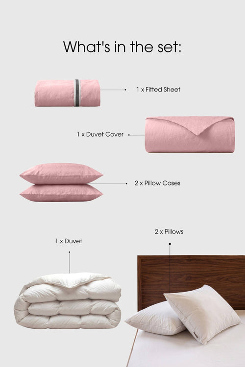 Percale Move-In Bedding Set