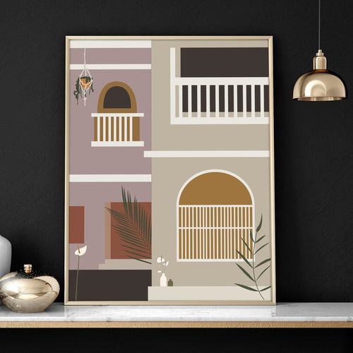 Wall art for living rooms | set of 3 Bohemian art prints