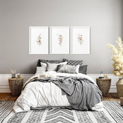 Botanical Framed Prints | Set of 3 wall art prints