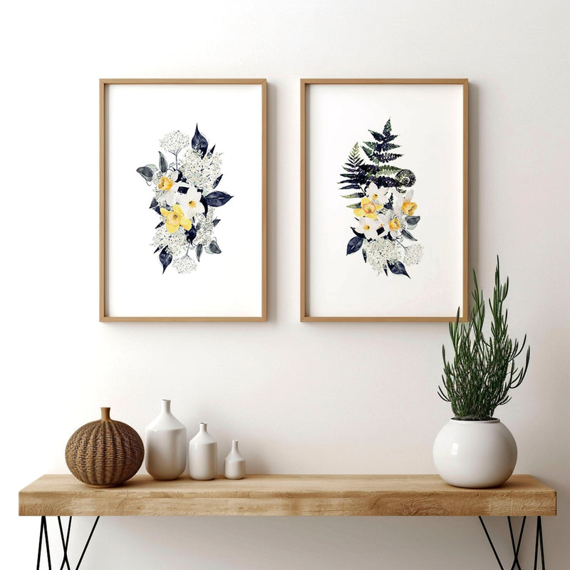 Large artwork | set of 2 pictures for hallway