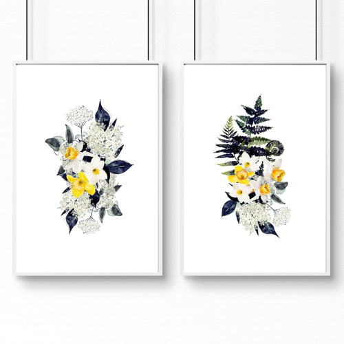 Large artwork | set of 2 pictures for hallway