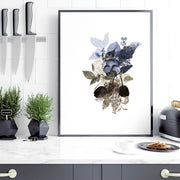 Wall paintings for kitchen | set of 3 Botanical art prints