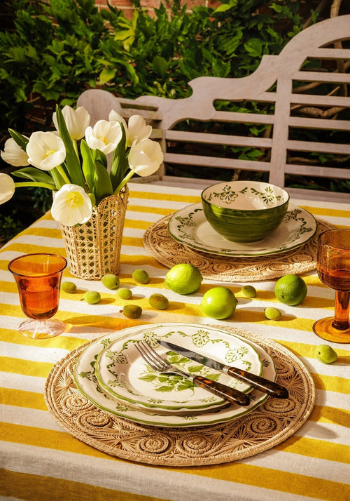 Cara Shell Cereal Bowl, Green -  Set of 4
