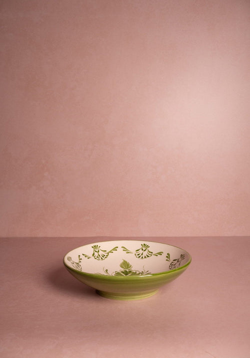Cara Shell Pasta Bowl, Green