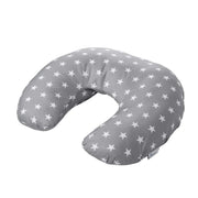 Breast Feeding Maternity Nursing Pillow - Grey with Stars