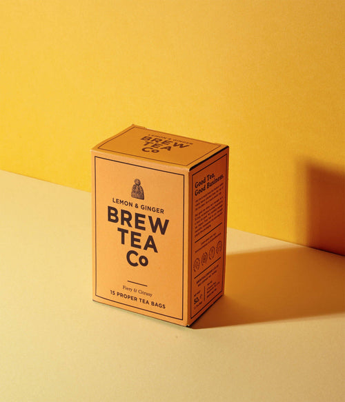 Brew Tea Lemon & Ginger Proper Teabags (15 Teabags)