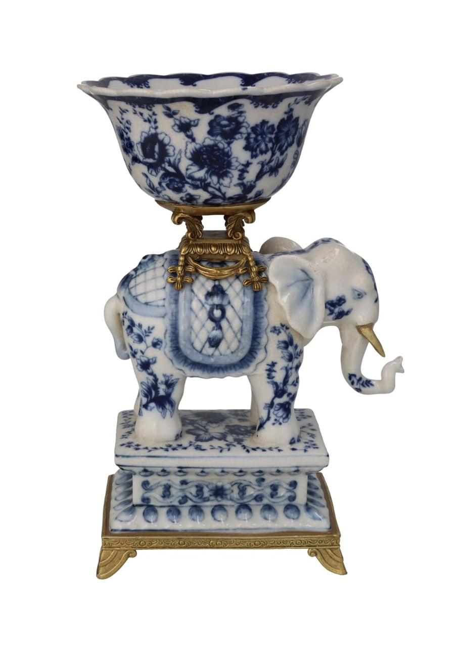 Bridgerton Decorative Elephant Porcelain Bowl