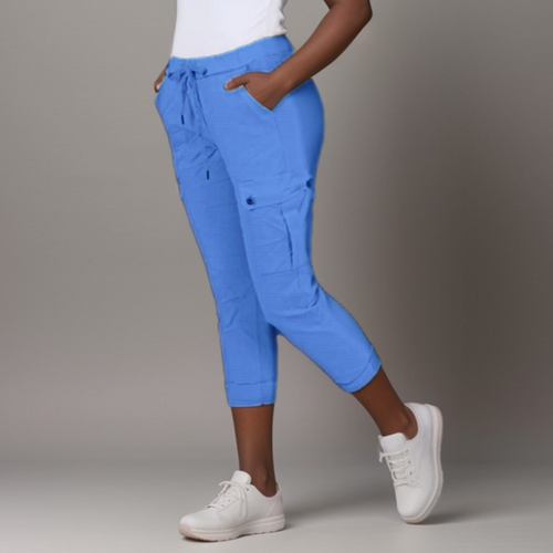 Plain Super Stretch Cargo Magic Trousers Jeans