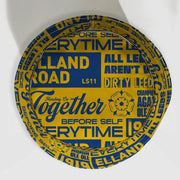 Leeds - Word Montage - Yellow & Blue - Bucket Hat