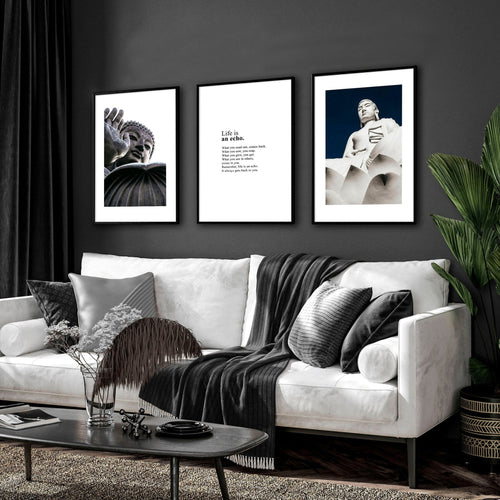 Buddhist wall art  | set of 3 wall art prints
