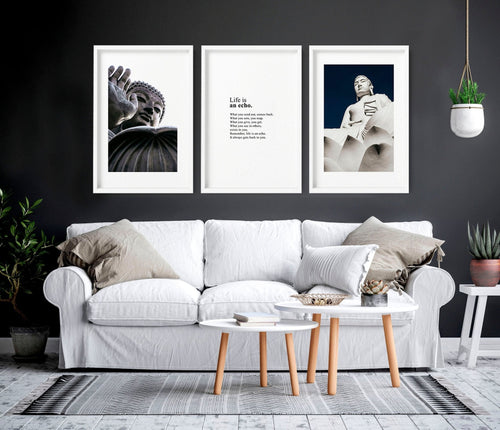 Buddhist wall art  | set of 3 wall art prints