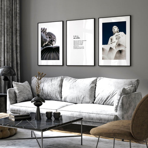 Buddhist wall art  | set of 3 wall art prints