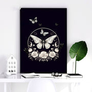 Butterfly Wall Art Decor | Set of 2 Dark Academy Wall art Prints