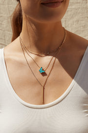 Louche Papillon 3 Strand Pendant Necklace
