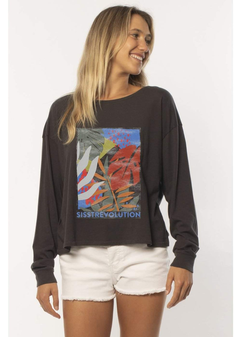 Sisstrevolution Jungle Ls Knit Tee