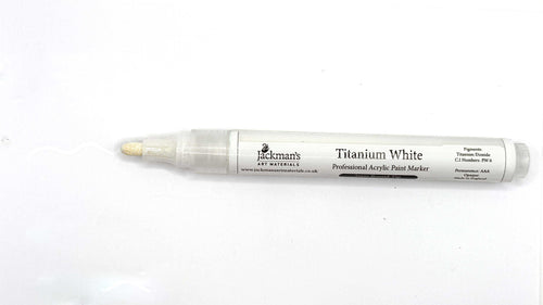 Titanium White Acrylic Marker Pen