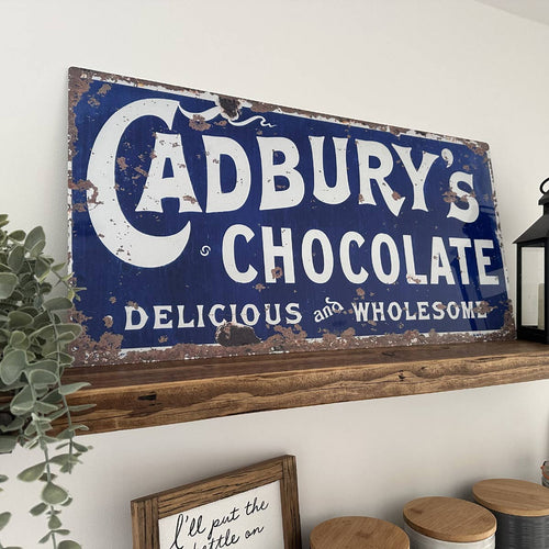 Vintage Metal Cadburys Sign