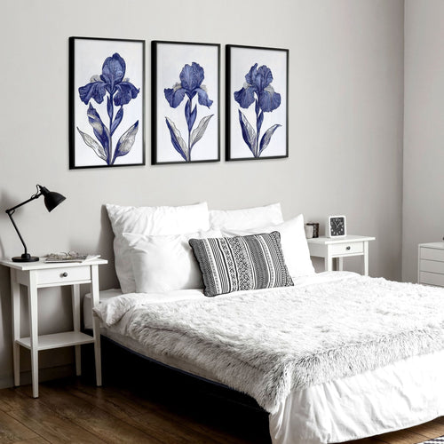 Canvas Art Wall Prints | Set of 3 Botanical Wall art Prints