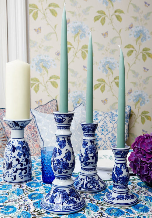 Cara Delft Porcelain Candlestick