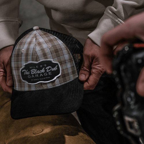 Tartan Garage Trucker Hat