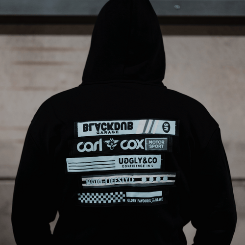 Tape Zip-Hoodie