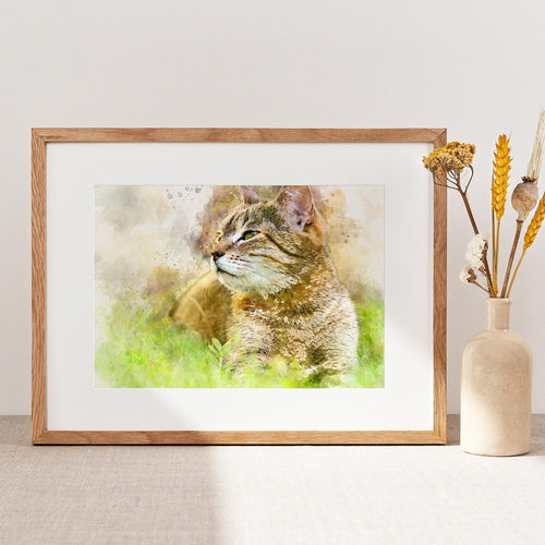 Watercolour Pet Portrait