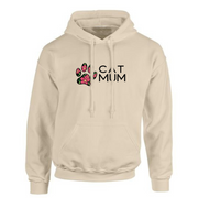 Plus‑Size Cat Mum Hoodie — Luxuriously Soft & Durable