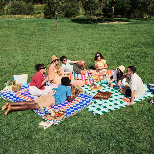 Dock & Bay Picnic Blanket - Apple Tart: Large (170x170cm)