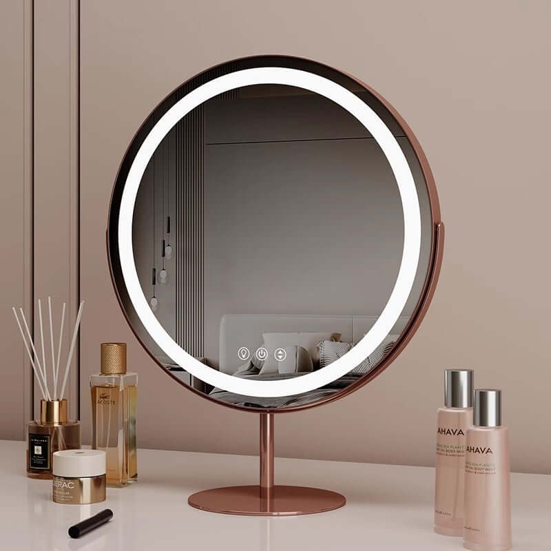 Celeste LED Vanity Mirror Rose Gold