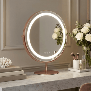 Celeste LED Vanity Mirror Rose Gold
