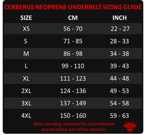 Neoprene Underbelt (7mm)