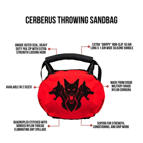 Strongman Throwing Sandbag