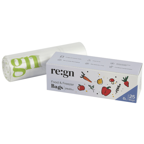 Composable Food Bags for Fridge & Freezer