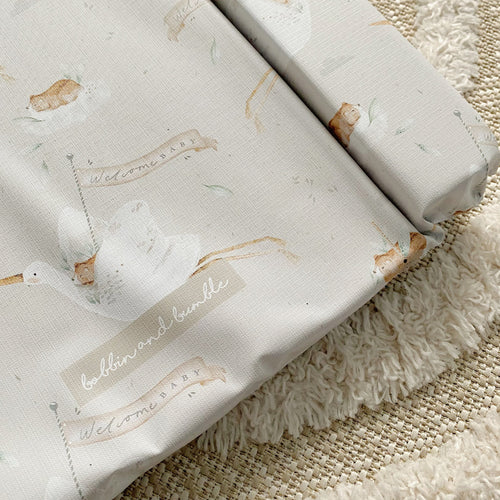Standard Changing Mat - Welcome Baby Unisex Print