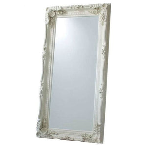 Charles Leaner Mirror in Cream  176cm x 90cm