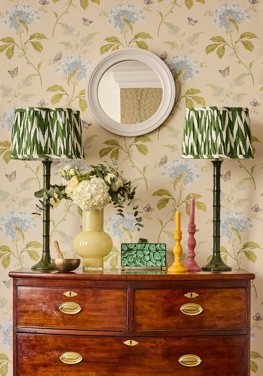 Charlotte Pleated Shade - Garden