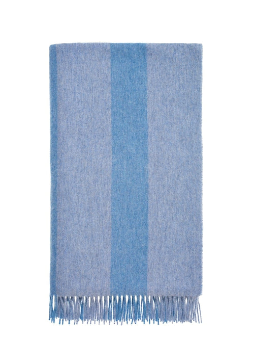 Charlotte's Soft Stripe Merino Wool Throw Blanket