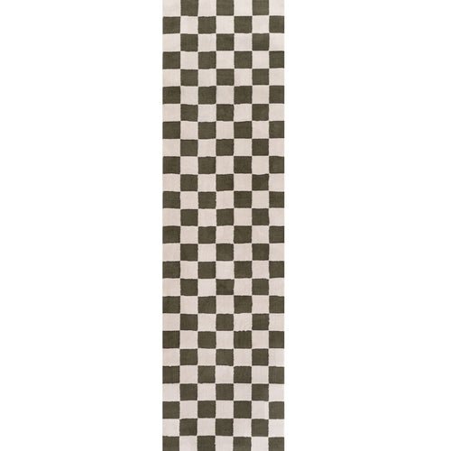 Loft Checkerboard Green Rug