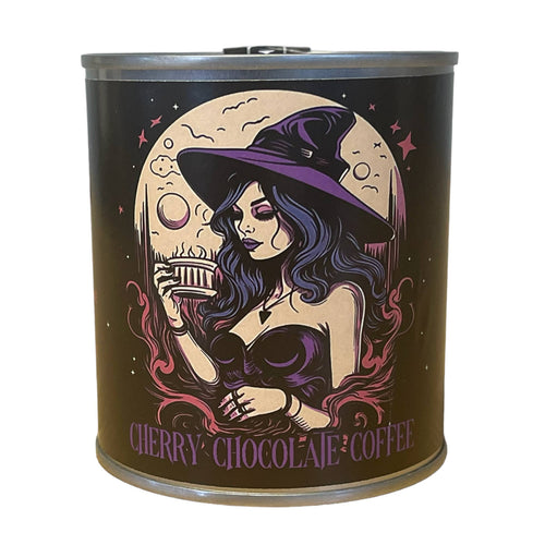 Cherry Chocolate Flavour Ground Coffee – Cafe Tarot 100ml Tin