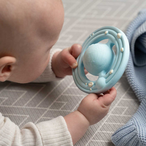 Planet CH3W® Ringed Planet - Natural Rubber Space Teether Toy