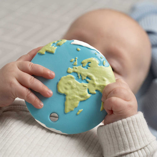 Earth Biscuit® Planet Earth - Natural Rubber Space Teether Toy